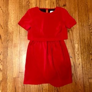 FINAL MOVING SALE Amanda Uprichard Red Silk Dress